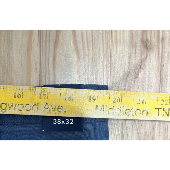 J.Crew Mens 38x32 Navy Blue Mercantile Flex Straight Leg Chino Pants NWT - Picture 6 of 7